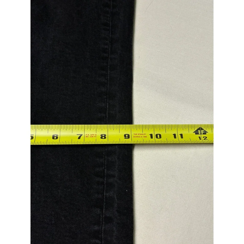 Levis 541‎ Premium Big E Athletic Taper Mens Black Denim Jeans 38x29